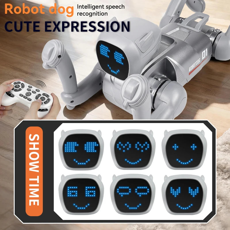 BK Toys Co. AI Smart RC Robot Dog Toys Voice Command, Programmable and more