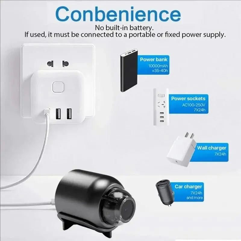 2.4G WiFi Spy Camera Small Remote Monitoring Wireless