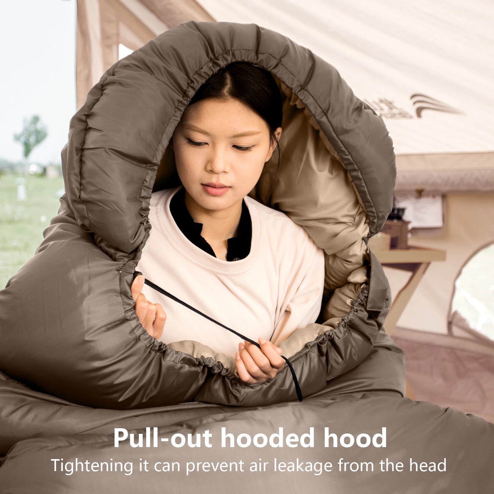 BISINNA XL Camping Winter Sleeping Bag Lightweight