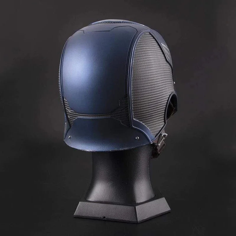 Captain America Helmet 1:1 Wearable Battle Damaged Cosplay Mask