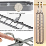 9-Hole Clothes Hanger Organizer Wardrobe Space Saving Storage Hanger for Clothes Folding Magic Hangers Closet Drying Racks Home