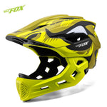 BATFOX Child Bicycle Helmet MTB Detachable Kids Full Face Helmet for Children Motorcycle Casco Bicicleta MTB Motocross Helmet