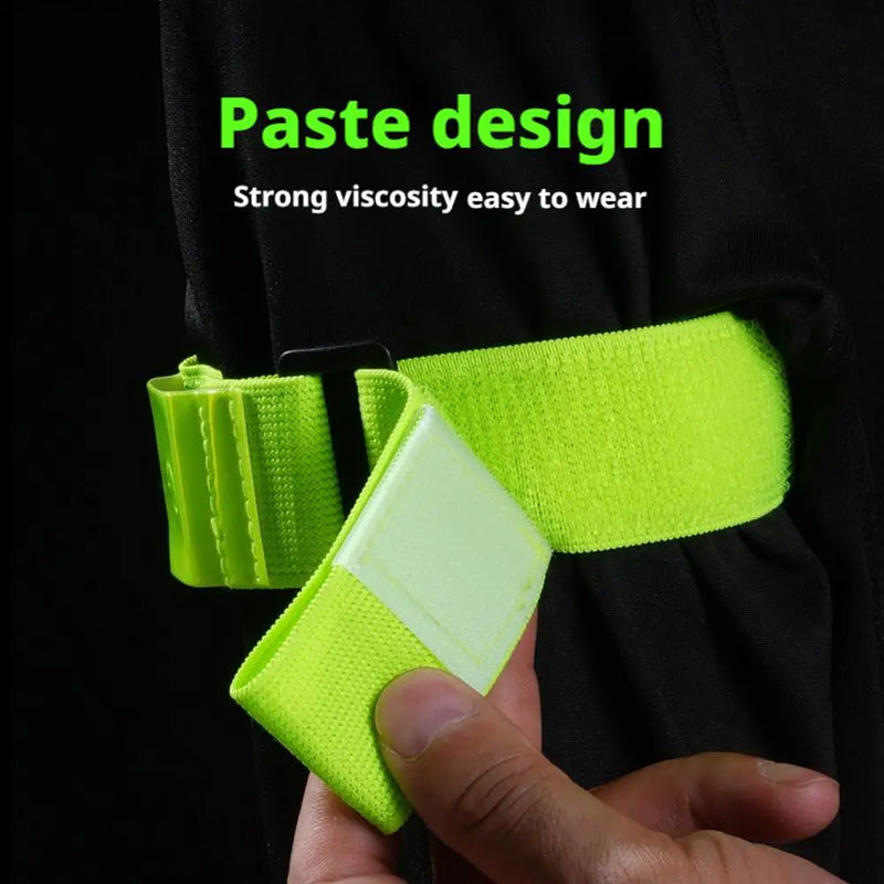 Night Running Armband LED Light Outdoor Sports USB Rechargeable Safety Belt Arm Leg Warning Wristband Cycling Bike Bicycle Light