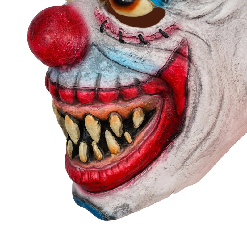 Horror Red-Haired Clown Mask – Realistic Halloween Latex Costume Prop, High-Quality Mask for Men & Women, Cosplay, Role-Playing & Masquerade Parties