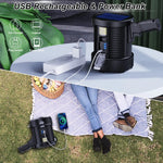 Rechargeable Spotlight 900000 Lumens Led Spotlights Handheld Large Flashlight Super Bright Outdoor Solar Spotlights Searchlight