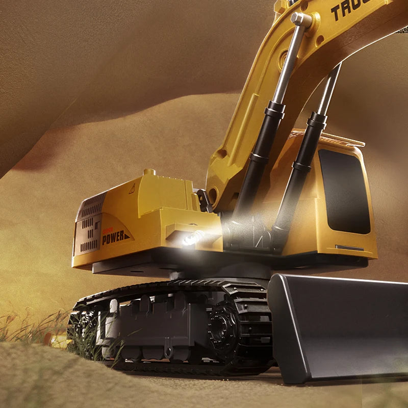 east Toys Remote Control Excavator, Dump Truck, Bulldozer