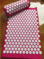 Acupressure Mat Sensi Massage Mat Pillow Set  applicator for Neck Foot Yoga Mat with Needle Back Cushion