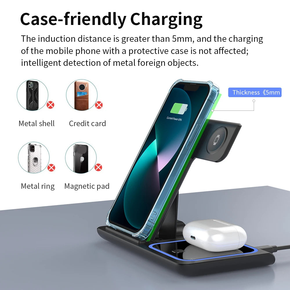 east Tech 3 in 1 Wireless Charger