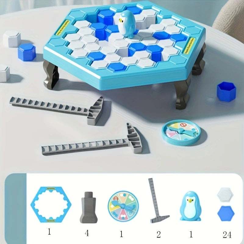 Save The Penguin Ice Tapping Rescue Game