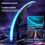 LED RGB Light Up Sword Toy with Sound Effects, Perfect Christmas & Birthday Gift for Kids
