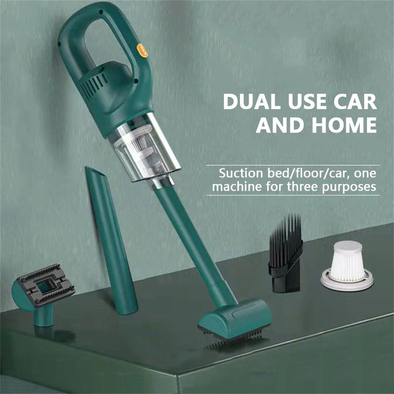 Shak Wireless Handheld Vacuum Cleaner Cordless Handheld Chargeable Auto Vacuum for Home & Car & Pet Mini Vacuum Cleaner 50000Pa