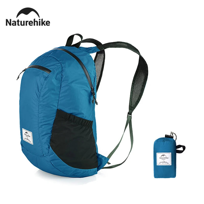 Naturehike Camping Backpack Portable Ultralight Waterproof Nylon Bag 18L