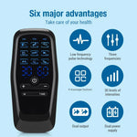EMS Tens Muscle Stimulator Electric Full Body Massager 9 Modes 30 Levels Digital Pulse Physical Therapy Simulate Back Massage