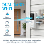 ARCCTV Video Doorbell Camera, 2K Dual-band WiFi