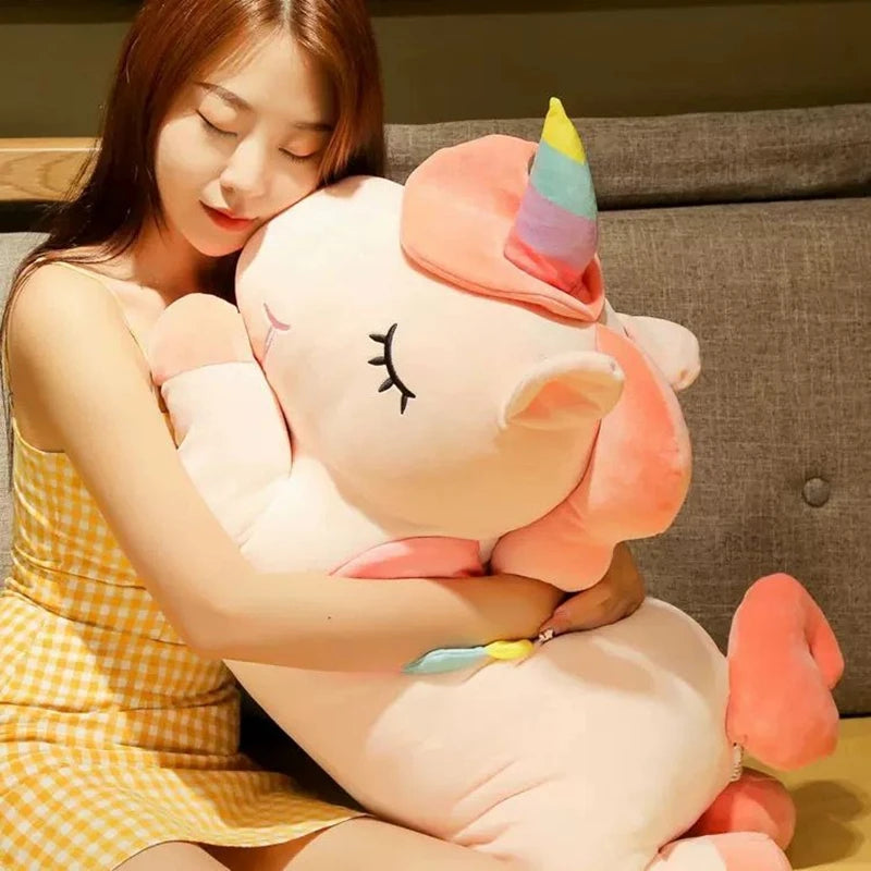 Cute Unicorn Plush Toy Rainbow Angel Unicorn