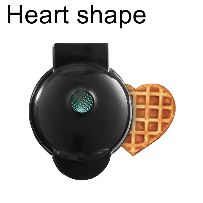 CILANDAR 110V&220V Electric Mini Waffles Maker Machine Kitchen Cooking Appliance for Kids Breakfast Dessert Pot