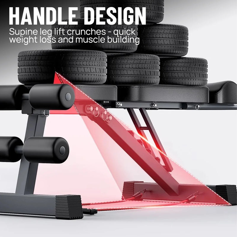 PORIYA 9 in 1 Foldable Adjustable Weight Bench Fitness Bench Adjustable Bench Gym