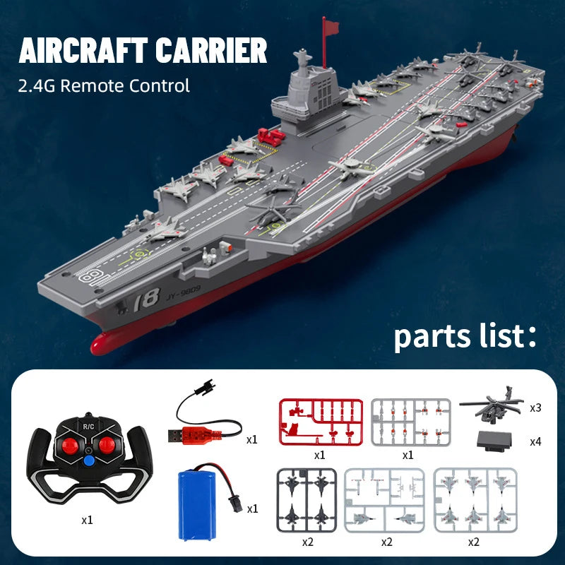 BK Toys Co. S19 RC Aircraft Carrier Warship
