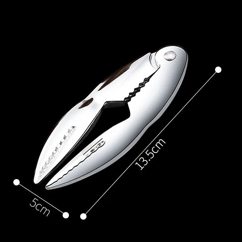 Ishmet Seafood Tools Multi-functional Zinc Alloy Claws Crab Needles Crab Scissors Kitchen Seafood Tools