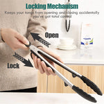 east Essentials Kitchen Tongs Silicone Food Tongs Non Stick Cooking Serving Tongs For BBQ Salad Steak Pasta Spaghetti Noodles