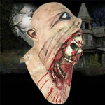 Realistic Scary Zombie Mask – Creepy Horror Face Mask for Adults, Halloween Costume Prop, Zombie Cosplay & Carnival Party Accessory