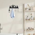 Home4Home Metal Forest Key Hook - Wall-Mounted, Easy to Install, Ideal for Towels, Hats & Wallets, Bathroom Decor Storage
