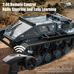 RC Tank Remote Control Car With 360° Rotation Drift RC Model Off-Road Vehicle