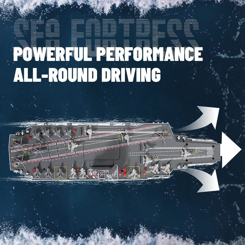 BK Toys Co. S19 RC Aircraft Carrier Warship