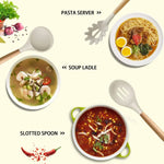 MasterBro 36pcs silicone utensil cooking set with holder