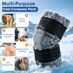Large Ice Pack For Back/Waist/Knee/Shoulder Reusable Hot And Cold Compress Gel Pad Sports Injury Care Swelling Bruise Ice Wrap