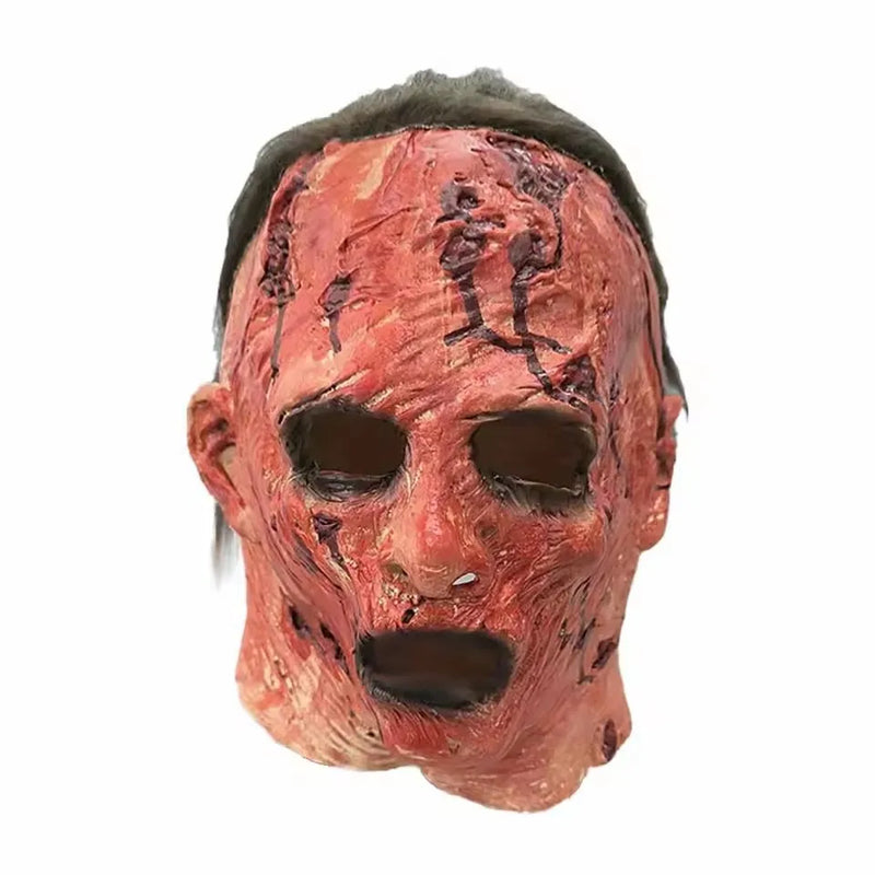 Scary Silicone Clown Mask – Creepy Halloween Party Costume Mask, Horror Carnival Headgear, Funny & Frightening Face Cover