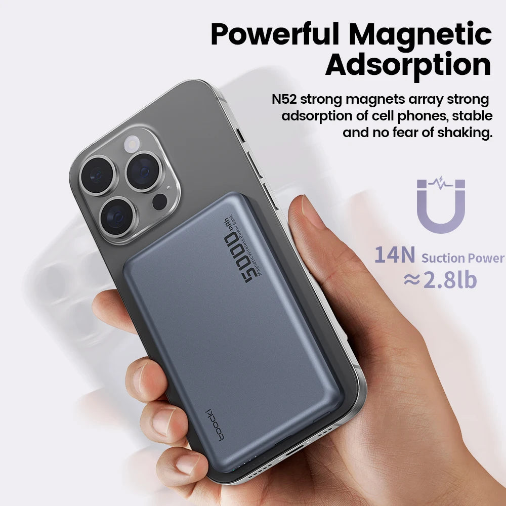 Toocki Magnetic Power Bank 5000mAh