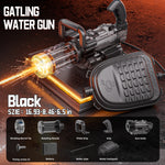 Rotating Gatling Water Gun Large High Pressure Large Capacity Backpack Playing Water Fight Children's Outdoor Toy