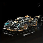 Lego STYLE Lamborghini Race Car
