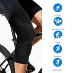 1/2PCS Full Leg Copper Compression Sleeves for Men And Women Long Knee Brace Support for Basketball, Running, Workout, Cycling