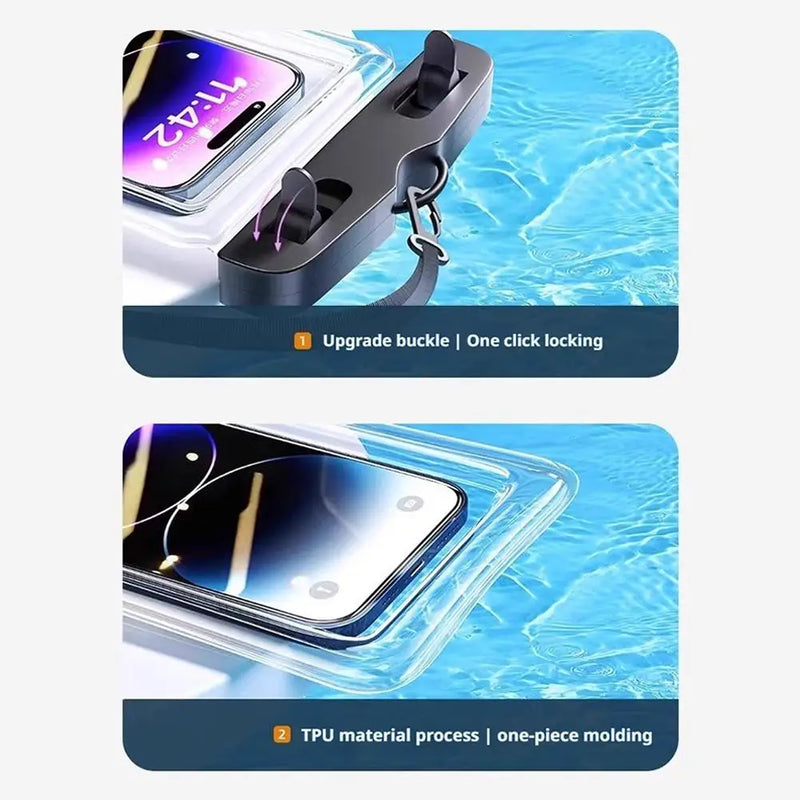 Waterproof Phone Case Pouches, Floating Bag, Touch Screen Access & More