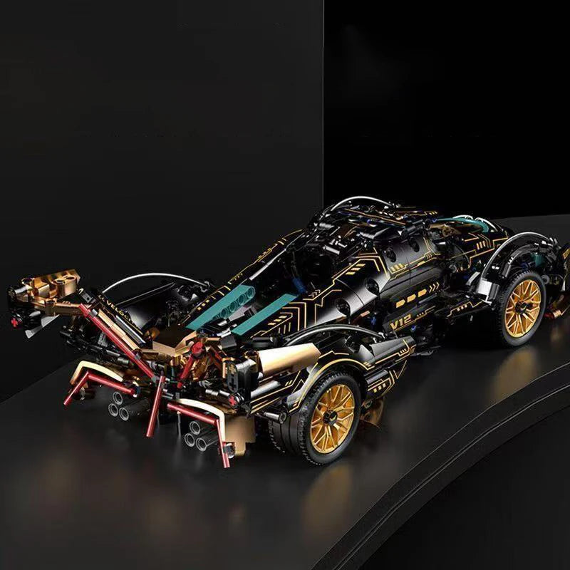 Lego STYLE Lamborghini Race Car
