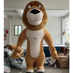 Giant Inflatable Lion Mascot Costume – Adult Cartoon Animal Costume for Halloween, Advertising, Events & Parties