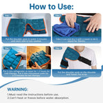 Large Ice Pack For Back/Waist/Knee/Shoulder Reusable Hot And Cold Compress Gel Pad Sports Injury Care Swelling Bruise Ice Wrap
