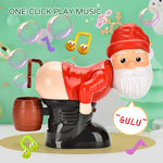 Christmas Santa Butt Bubble Machine with Music & Lights for Kids