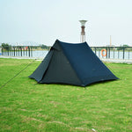 Aricxi tent 2 Person Outdoor Ultralight Camping Tent 3 Season Professional 15D Silnylon Rodless Tent grey black