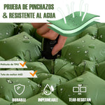 Outdoor Camping Double Inflatable Mattress Extra Wide Sleeping Pad Ultralight Folding Bed Sleeping Mat Car Travel Mat