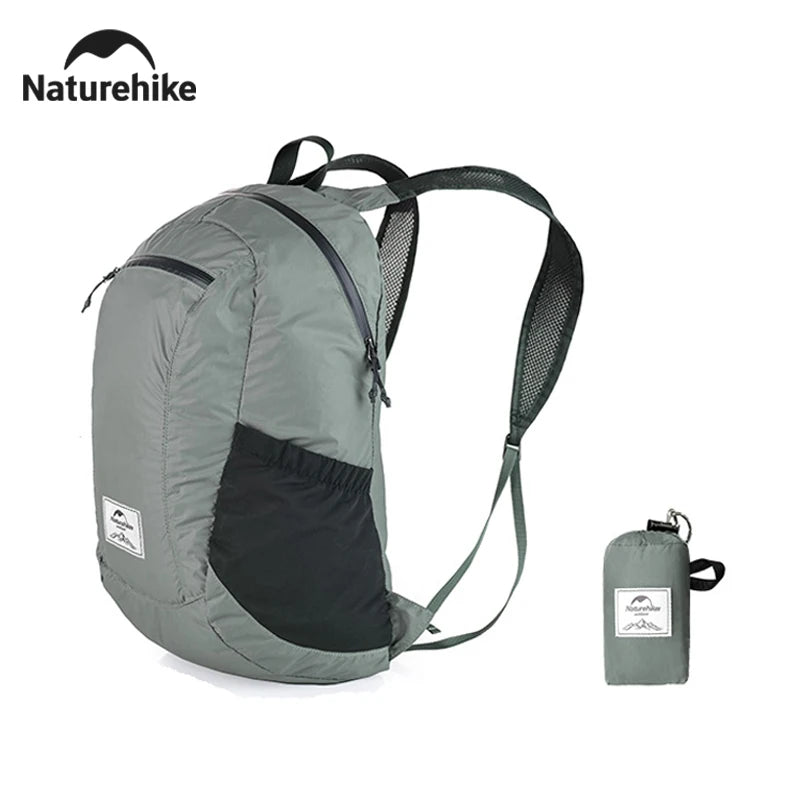 Naturehike Camping Backpack Portable Ultralight Waterproof Nylon Bag 18L