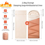 BISINNA Sleeping Bag with Liner 3 Season Portable Envelope Camping Sleeping