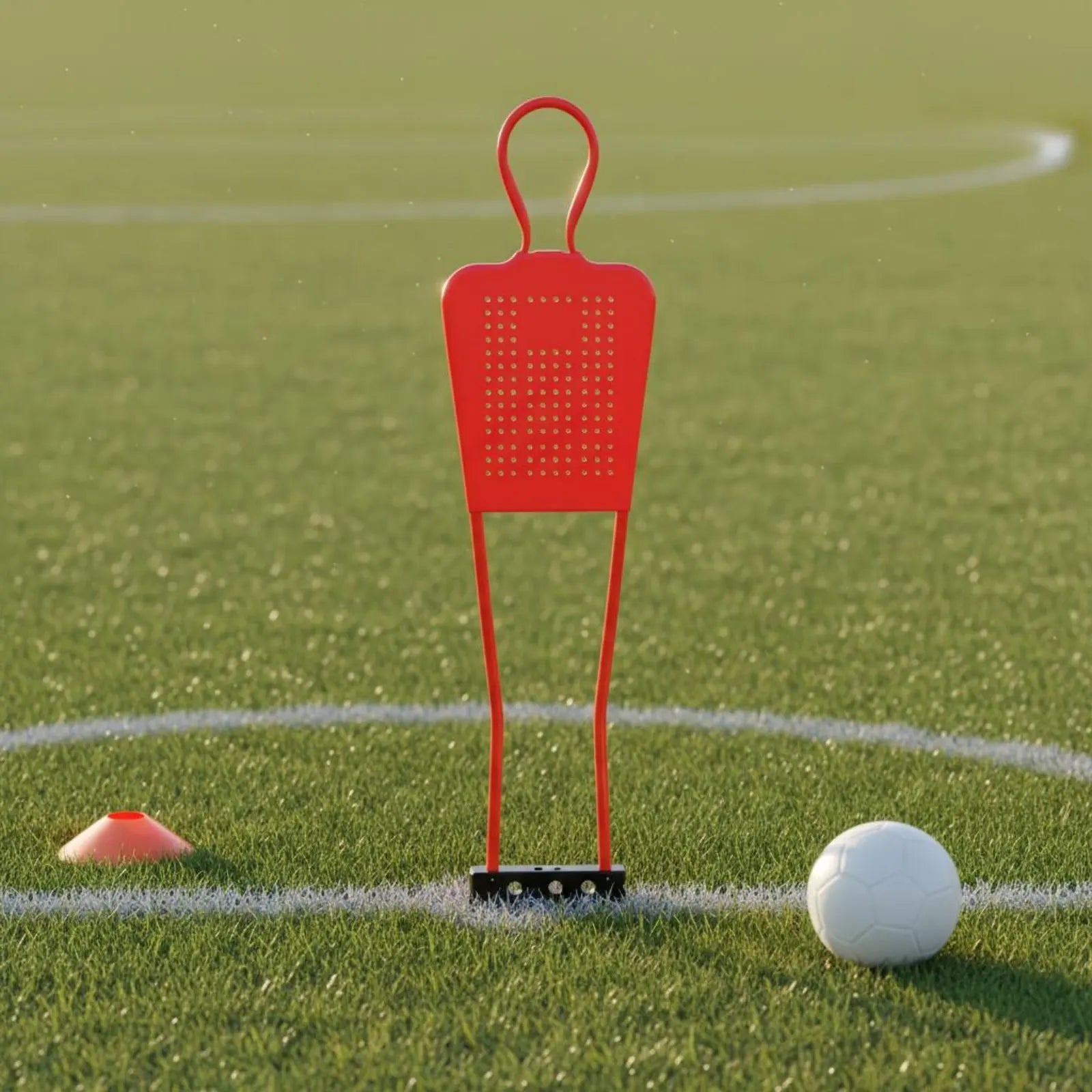Fit & Smith Soccer Wall Mannequin Long-Lasting Plastic Football Unrestricted Kick Mannequin Training Obstacle Mannequin High Visibility