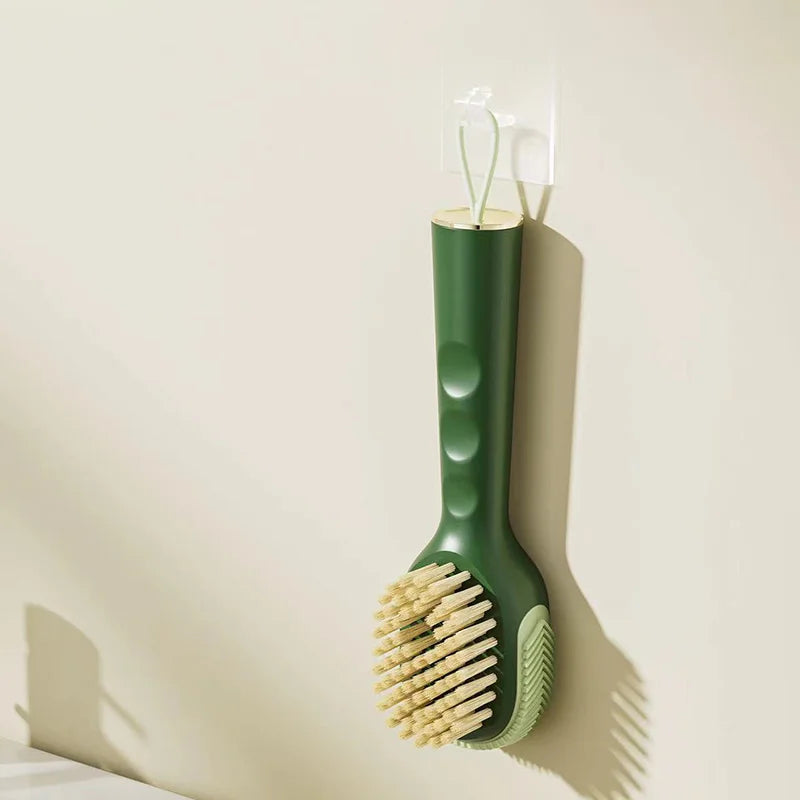 4 in 1 Squeegee Brush For Gap Groove Cleaning Tool Glass Scraper Kitchen Bathroom Floor Tire Cleaner Brushes Home Cleaning Brush