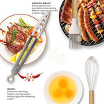 MasterBro 36pcs silicone utensil cooking set with holder