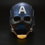 Captain America Helmet 1:1 Wearable Battle Damaged Cosplay Mask