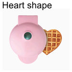 CILANDAR 110V&220V Electric Mini Waffles Maker Machine Kitchen Cooking Appliance for Kids Breakfast Dessert Pot