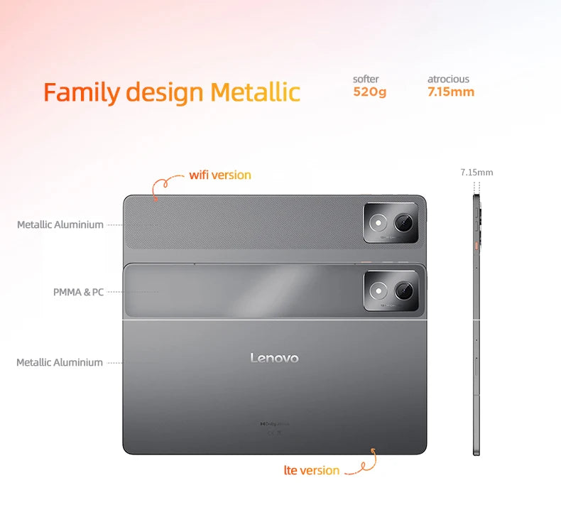 Lenovo K11/Plus Tablet Snapdragon 680 processor 8+256G /6+128 Gray